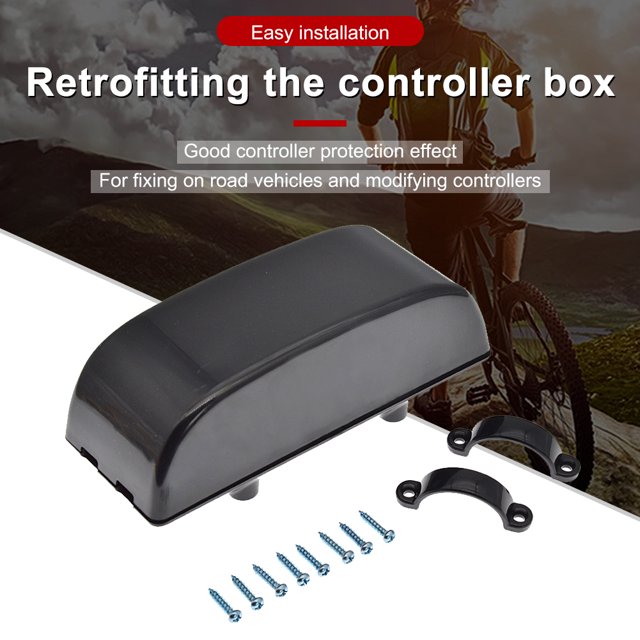 Bicicleta Motocicleta Eléctrica Caja de controlador Ndcxsfigh de eléctrica para kit de conversión de eléctrica de montañacolor negro