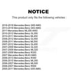 thumbnail image 2 of Positive Plus Rear Semi-Metallic Disc Brake Pads PPF-D1122 for Car Mercedes-Benz ML350 ML320 GL350 R350 GL320 G63 AMG GL450 GL550 ML550 ML500 R320 R500 ML63 G55 G65 ML450, 2 of 8