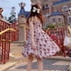 thumbnail image 5 of Vestido sin mangas para mujer Ticfox con estampado floral y lazo en la parte delantera, 5 of 13