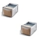 thumbnail image 3 of Organizador de ropa de armario Advancent 2 piezas Gris L, 3 of 6
