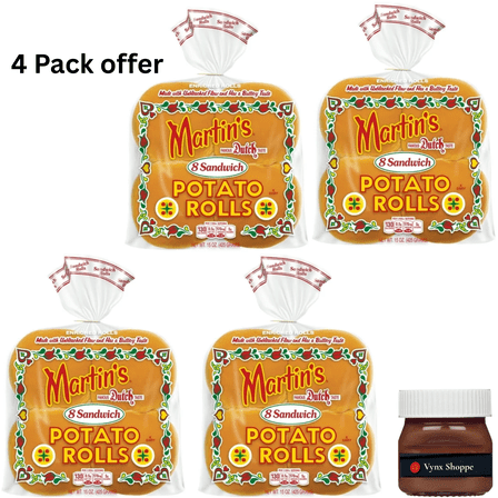 Martin's Potato Sandwich Rolls, Fresh 3.5 inch Buns, Ready to Eat