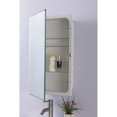 Bellaterra Home Beveled Edge Mirrored Medicine Cabinet Bellaterra Home Beveled Edge Mirrored Medicine Cabinet