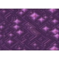 thumbnail image 1 of Ahgly Company Indoor Rectangle Patterned Dark Orchid Purple Area Rugs, 2' x 3', 1 of 6