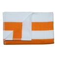 thumbnail image 4 of Mainstays Cotton Orange & White Cabana Stripe Beach Towel, 28" x 58", 4 of 4