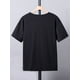 thumbnail image 2 of Headphone Graffiti Print Boy's Casual T-shirt, Short Sleeve Comfy Tee Tops, Summer Outdoor Sports Clothing, 2 of 5