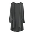 thumbnail image 3 of Long Cardigan Women's Long Sleeve Thin Spring Summer Autumn Cardigan Womens Heavy Cardigans Long Sleeve Cardigans for Women 3x Cardigan 4x Oversized Fall Sweaters for Women Short Cardigan Sweaters for, 3 of 4