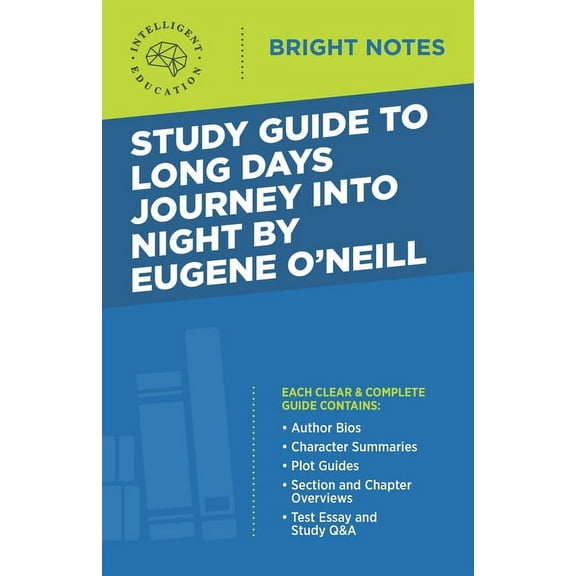 Bright Notes Study Guide to Long Days Journey into Night by Eugene O'Neill, (Paperback)
