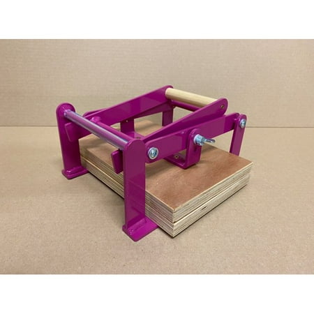 

Woodzilla Hand Lino Press Heavy Duty Steel Powder Coated Purple - 5.875 x8.25 | A5 (junior legal+)