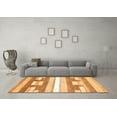 thumbnail image 3 of Ahgly Company Indoor Round Abstract Orange Modern Area Rugs, 6' Round, 3 of 4