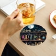 thumbnail image 2 of Mouse Pad With Wrist Support, Ergonomic Mouse Pad With Memory Foam Wrist Rest Cushion, Non- Rubber Base Gaming Mice Pad For Home Office Computer Laptop,Cyberpunk Space, 2 of 4