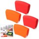 thumbnail image 1 of Silicone Heat Plate For Handling Hot Plates In Kitchen Tools 4Pcs Assorted Color Anti-Heat Features, 1 of 2