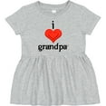 thumbnail image 3 of Inktastic I Love Grandpa Girls Baby Dress, 3 of 5