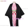 thumbnail image 4 of Disfraz completo de Kamado Nezuko para adultos y niños, Kimono japonés, ropa de Halloween y Navidad, peluca Kamado Nezuko, 4 of 5