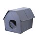 thumbnail image 4 of Casa para Gatos Salvador Refugio Impermeable Resistente Parte Plana Gris, 4 of 10