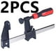 thumbnail image 1 of Abrazadera, Juego de Abrazaderas de Liberación Rápida de Metal de 2 Piezas, Ancho de Sujeción 300 Mm, Fuerza de Sujeción Máxima 272 Kg Hy, 1 of 4