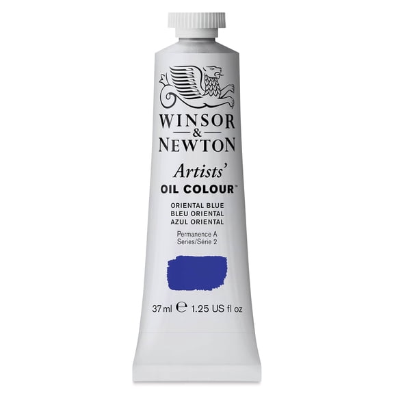 Winsor & Newton Artists Oil Colors, 37ml Tube, Oriental Blue