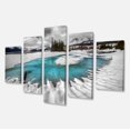 thumbnail image 2 of Frosted Crystal Clear Lake - Large Landscape Canvas Art Print, 2 of 3
