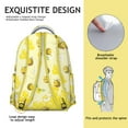 thumbnail image 5 of Bees Aesthetic Backpack&nbsp;- Cute & Functional Bookbag for Women & Men, Anti-Theft Main Pocket, Breathable Mesh Back Panel, Ideal for Middle School, College & Work Commute, 5 of 6