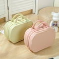 thumbnail image 3 of 14 Inch Mini Hand Luggage Suitcase Girl Cartoon Cute Portable Suitcase for Women Simple Casual Travel Solid Color Cosmetic Bag (black), 3 of 7