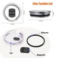 thumbnail image 4 of PERHXS 4 Pack 20oz Magnetic Tumbler Lid Magnetic Slider Replacement Resistand Lid with 4 Magnet Slider Cup Lid Holder and 3-in-1 Multi-Functional Cup Lid Brush, 4 of 6