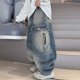 thumbnail image 4 of WILLBEST Pantalones Mujer Pantalones Vaqueros Cómodos para Niños, Pantalones Largos Con Cintura Elástica para Uso Diario Escolar, Conjuntos Casuales de Otoño E Invierno. 7-8 Years, 4 of 8