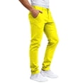 thumbnail image 2 of purcolt Men's Dressy Pants High Waist Straight Leg Pants Work Office Business Casual Stretch Trousers with Pockets, 2 of 5