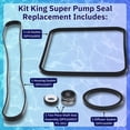 thumbnail image 4 of Kit de reemplazo de sello para bomba de piscina Kit King SPX1600TRA, 4 of 8