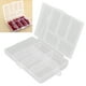 thumbnail image 3 of Caja organizadora transparente de 6 rejillas caja de almacenamiento de joyas con tapa de sellado para cuentas de manualidades de bricolaje caja de almacenamiento de plástico ANGGREK Otros, 3 of 8