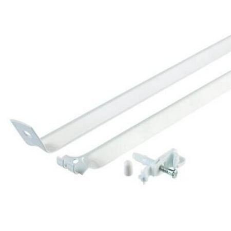 

Rubbermaid 1.1 in. H X 5 in. W X 12 in. L Steel Closet Hardware 3 pk