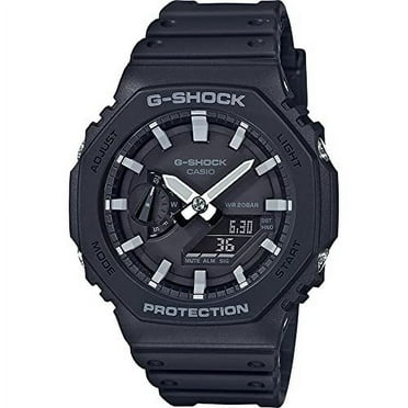 B07WDD3YW9  Casio Men GA-2100-1AER G-Shock Carbon Core Octagon Series Watch -Black, Black, Strap.