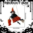 thumbnail image 3 of GiLiling Flying Witch Halloween Decor On Broom | Hangable Halloween Decor with Gauze Skirt for Spooky Party Display Tree Outdoor Haunted Scenes Setup, 3 of 9
