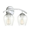 thumbnail image 4 of Trade Winds Hannah 2-Light Bathroom Vanity Light in Chrome, 4 of 5