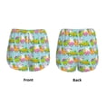 thumbnail image 3 of Fotbe bunnies and chicks on a train Pattern Womens High Waist Running Shorts Athletic Workout Quick Dry Shorts for Women with Pockets Gym Yoga Summer Shorts-XX-Large, 3 of 7