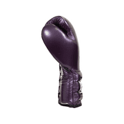 Cleto Reyes Training Gloves with Laces for Men and Women (14oz., Metallic Purple)