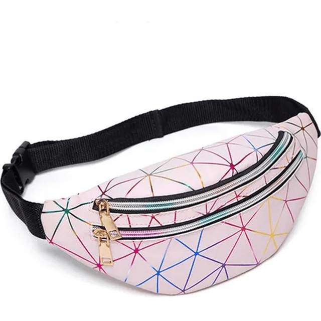 Bolsa Cintura Cangurera Dama Decorada Mpb-151 Láser Malubero Malu1058