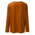 thumbnail image 5 of Tawop Shirts for Women Cozy Tees Womens T Shirts Round Neck Solid Comfort Brown Xl(Us:10), 5 of 5