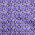 thumbnail image 1 of oneOone Velvet Purple Fabric Ikat Sewing Craft Projects Fabric Prints By Yard 58 Inch Wide, 1 of 4