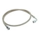 thumbnail image 2 of Turbo Oil Feed Line 4AN 90 Degree Stainless Steel Braided Oil Feed Tube Pipe Hose 36 Inches, 2 of 5