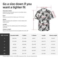 thumbnail image 3 of Cauagu Hawaii Palms Print Hawaiian Shirt for Men,Casual Short Sleeve Button Down Shirts Summer Beach Men's Regular-Fit Short-Sleeve Print Shirt -Small, 3 of 6