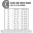 thumbnail image 5 of Chaos and Order Base Label BJJ Kimono - A3H - White, 5 of 5