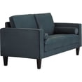 thumbnail image 4 of Home Square 3 Piece Furniture Set with Sofa Chair and Loveseat in Dark Teal, 4 of 5