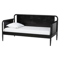 Baxton Studio Bobbin Daybed - Wooden Spindle Bed Frame, Classic Style Sofa Bed