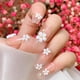 thumbnail image 5 of Diamantes de imitación de flores para uñas acrílicas, suministros de arte con perlas, manicura, d MABOTO Decoraciones de uñas, 5 of 7