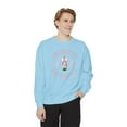 thumbnail image 3 of Coquette Aesthetic Unisex Garment-Dyed Sweatshirt, 3 of 4
