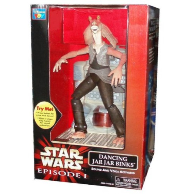 Star Wars Episode 1 Electronic Sound and Voice Activated 12 Inch Tall
