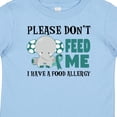 thumbnail image 4 of Inktastic Please Dont Feed Me I Have a Food Allergy with Elephant and Ribbon Boys or Girls Baby T-Shirt, 4 of 5