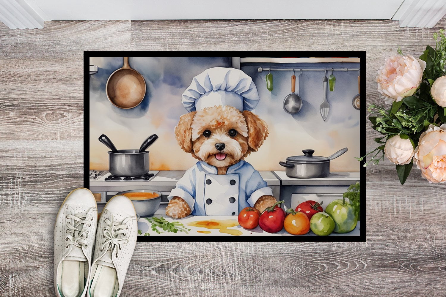 Yorkie Yorkshire Terrier The Chef Doormat