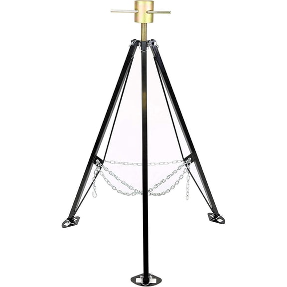 LIBRA King Pin Adjustable Tripod 5th Wheel Stabilizer Jack for RV Camper Trailer