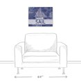 thumbnail image 3 of Creative Products Sail Boal 20 x 16 Canvas Wall Art, 3 of 5