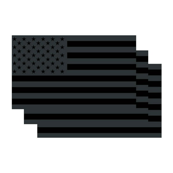 Black American Flag Decal